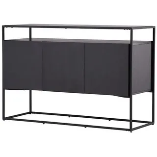 VCM Sideboard Kingsport 120 x 80 x 45 cm Schwarz