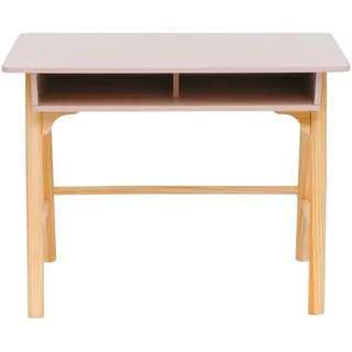 Mobili Rebecca Kindertisch Badal 70 x 90 x 50 cm Kiefer MDF rosa braun