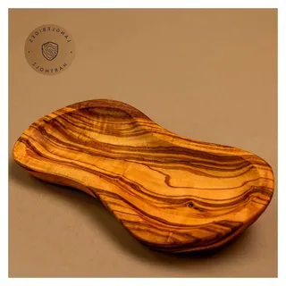 Nierenschale aus Holz / Schälchen aus Olivenholz / Tapas Schale / Beilagenschaale aus Olivenholz / 22 cm
