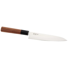 KAI Seki Magoroku Red Wood Griff Allzweckmesser mit red Wood Griff, Klinge 15,0 cm, MGR-0150U