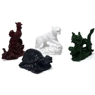 Sku:D1010 Himmelstiere Drache Phönix Schildkröte Tiger Statue