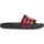 Adilette Shower Schwarz/Rot 48