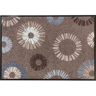 Erwin Müller Fußmatte Konz, Schmutzfangmatte, Sauberlaufmatte braun Größe 75x120 cm - rutschfest, langlebig, pflegeleicht, für Fußbodenheizung geeignet