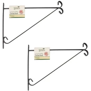 5.1x38.1cm Schwerlast Dekoratives Metall Halterung für Hänge Blumen Körbe HBB15B