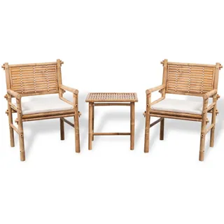 vidaXL Bistro-Set 3-tlg. Braun