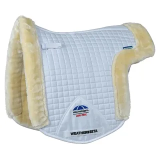 Weatherbeeta - Satteldecke "Prime Air-Tec Comfy" Mehrzweck, Fleece WB2446 (43,18 cm x 44,45 cm) (Weiß/Natürlich) - Weiß