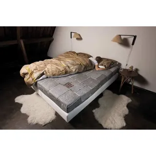 Snurk Baumwollbettwäsche Le-Clochard 135 x 200 cm+ 80 x 80 cm Farbe braun - Braun