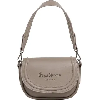 Pepe Jeans Crisha Code Schultertasche Polyurethan Yale Grey