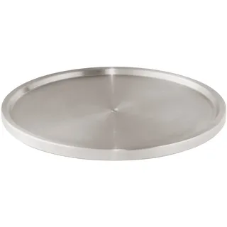 Wenko Schrankrondell Uno, Küchen-Karussell, drehbarer Organizer für Küchenschrank, aus Edelstahl matt, Ø 26,5 cm