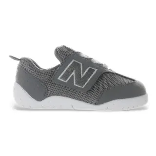 New Balance Unisex für Kinder. NW1STV1 New-B First graue Lederschuhe (18.5 W), Wohnung, Klettverschluss, Lässig, Kinderbekleidung