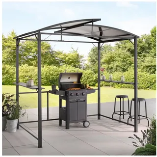 Konifera Grillpavillon »Roma«, Außenmaße BxT: 245x150 cm, Stahlgestell, Polycarbonat-Dachplatten,