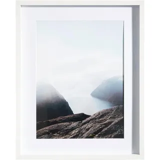 Fotorahmen , Weiß , Holz, Glas , 42x52x3 cm , Fsc , Bilder & Rahmen, Bilderrahmen, Bilderrahmen & Fotorahmen