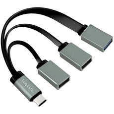 Bild von Kabelpeitsche USB-Hub, 1x USB-A 3.0, 2x USB-A 2.0, USB-C 3.0 [Stecker] (UA0315)