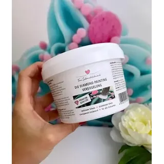 TiniSchnickschnack Original Diamond Painting Versiegelung 500ml - Fixiert Diamanten & erhält Glanz, Diamond Painting - mit Weichpinsel anwendbar