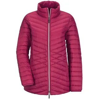 GOLDNER Steppjacke "Herbstjacke mit Daunen, Stehkragen" 2-Wege RV, bordeaux