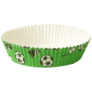 Tarte-Backform Quiche Obstkuchen, Fussball fettdicht backfest 75x20 mm 12 Stk.