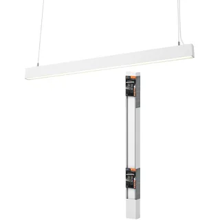 LEDVANCE Office Line Cuboid, Dimmbare Büroleuchte Pendelleuchte 42W 4000K in weiß