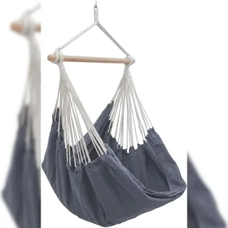 AMANKA XXL Hängesessel für 2 Personen185x130 Hängestuhl bis 150kg Hängematte Baumwolle