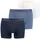 3 Einheiten Blau Weiß S
