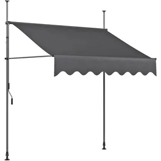 Harms DS Klemmmarkise 120 x 350 x 309 cm anthrazit