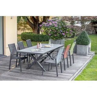 Niehoff Cervo Gartenmöbelset 7tgl. mit Ausziehtisch Nalvo 180/240x100
