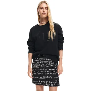 Desigual FAL_Letter, 2000 Negro, M