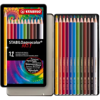 Stabilo Aquarell-Buntstift 12 St. Mehrfarbig