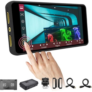 Portkeys PT5 II Touchscreen Kamera Feldmonitor 5 Zoll 500 Nit Camera Monitor Breiter Farbumfang Neue Peaking 3D LUT Video Assist Luma RGB-Wellenform für DSLR