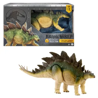 Mattel Jurassic World Hammond Collection Stegosaurus Actionfigur, grün