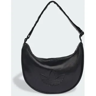 adidas Adicolor Halbmondtasche Metallic PU Schwarz