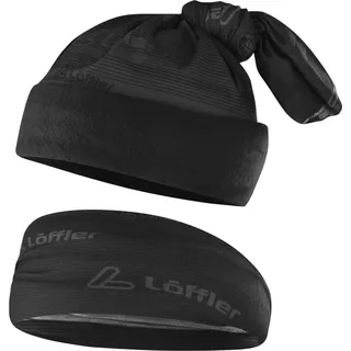 Löffler Multifunctional Fleece Tube black (990) OS