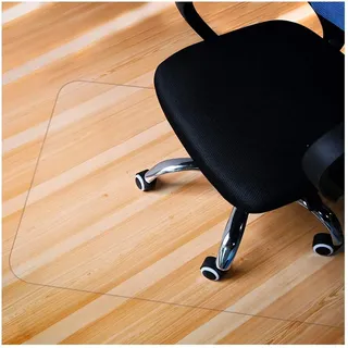 GIOVARA Klar Stuhlunterlage für Hartböden, 120 x 150 cm (4'x5') Bodenschutzmatte für Schreibtischstuhl, Kratzfeste Bürostuhl Unterlage Unterlegmatte - Hohe Schlagzähigkeit, Rutschfestes PVC Material