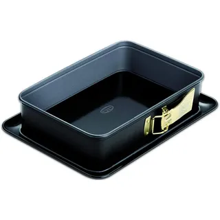 Dr. Oetker Back-Idee Rechteckige Springform mit Emaille-Servierboden 28 cm