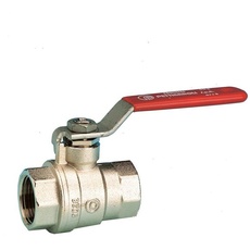 Pettinaroli F x f "new compact" fullway ball valve red steel lever 1