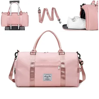 flintronic Faltbare Reisetasche 35 l Rosa