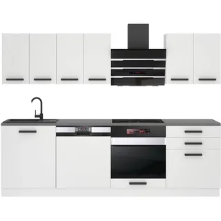 Belini Küchenzeile Susan 240 cm Weiß