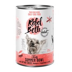 12x375g Tasty Summer Bowl Rebel Belle Hrană umedă vegetariană câini