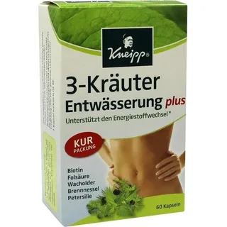 Kneipp 3-Kräuter plus Entwässerung Kapseln 60 St.
