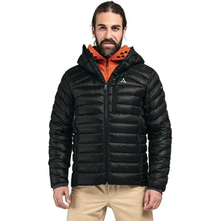 Schöffel Winter-Daunenjacke Down Silvretta (leicht, windabweisend, atmungsaktiv) schwarz Herren