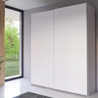 alasans Schwebetürenschrank Schach & MATT 2 170,3 x 210,5 x 61,2 cm Weiß