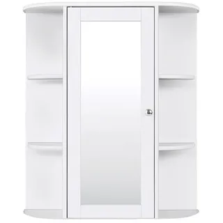 Costway Badschrank 60 cm Weiß