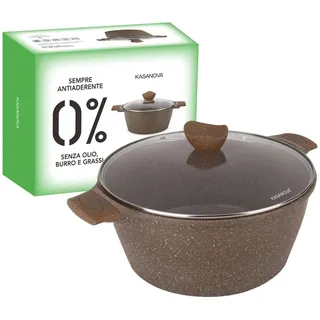 0% Fettauflauf Cm32 mit Deckel, Grau