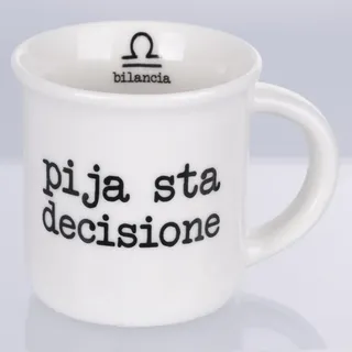 Villa d'Este Home Tivoli Espressotasse 90 ml Porzellan Waage S.P.Q.eRe Zodiaco