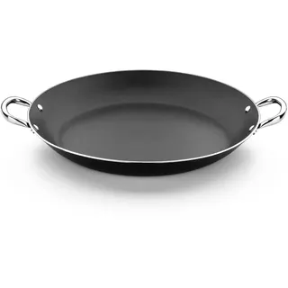 Monix Resistent Plus | 38 cm Paella-Pfanne aus Aluminium mit Antihaftbeschichtung, geeignet für alle Herdarten, auch Induktion