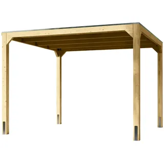 Karibu Cubus 3,2 x 3,2 m Braun