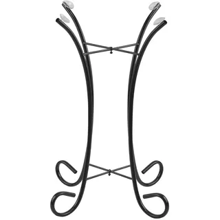 Alpine Corporation Vogeltränke aus Metall, 58,4 cm hoch, Deko-Zubehör, Schwarz