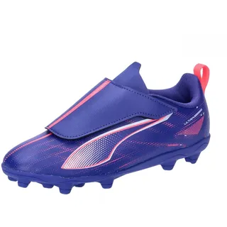 Puma Unisex Kinder Ultra 5 Play V Fg/Ag Rb Jr Soccer Shoe, Lapis Lazuli Puma White Sunset Glow, 35.5 EU