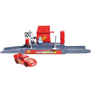 Disney Pixar Cars – Versteckspiel und Rennstrecke – Spielzeug-Set