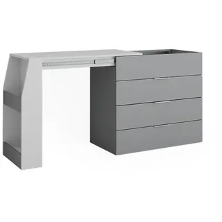 Vicco Schreibtisch Iva Grau