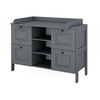 VitaliSpa Ajaton, Grau 133 x 98.4 cm mit 4 Schubladen